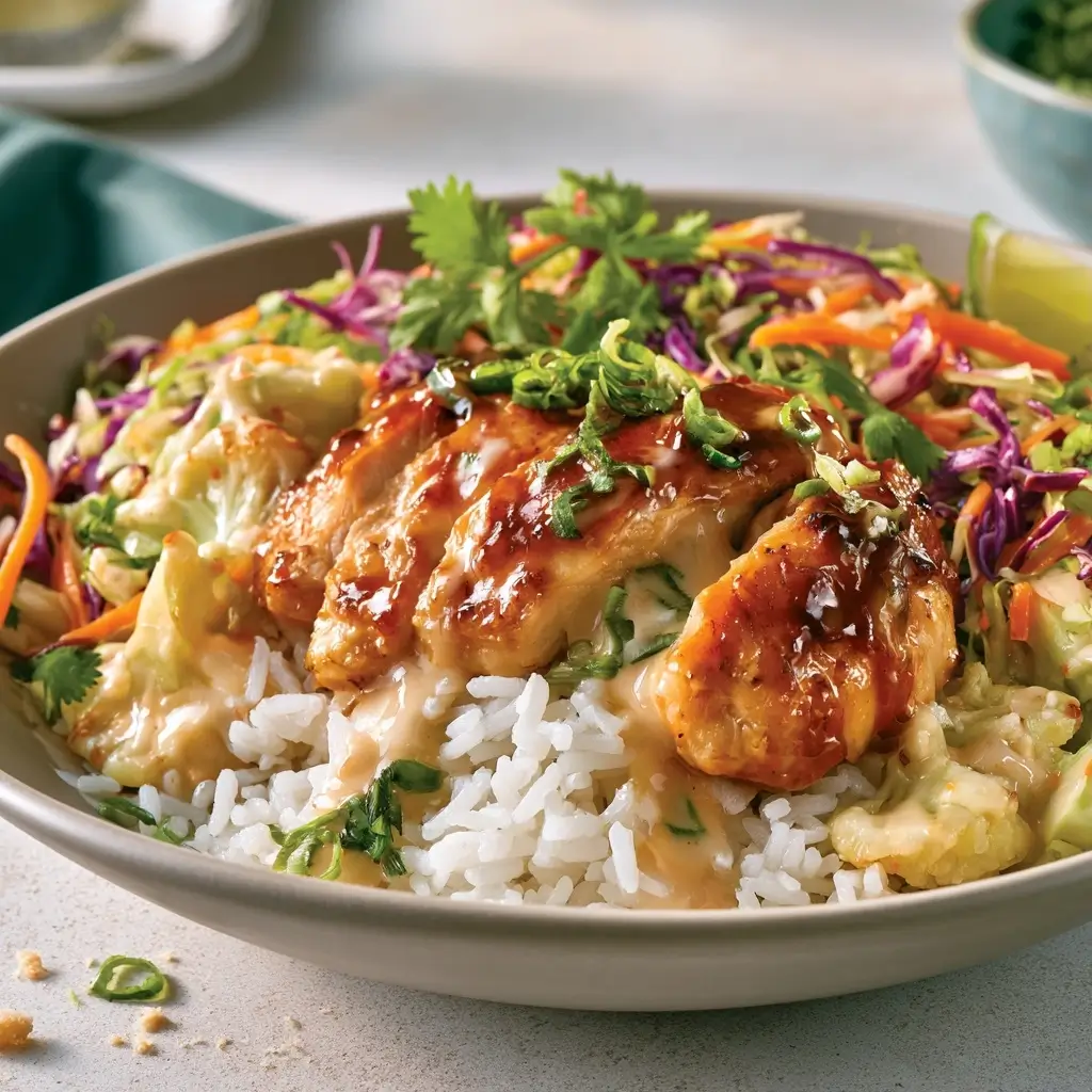 Chicken Rice Bowl Easy Dinner